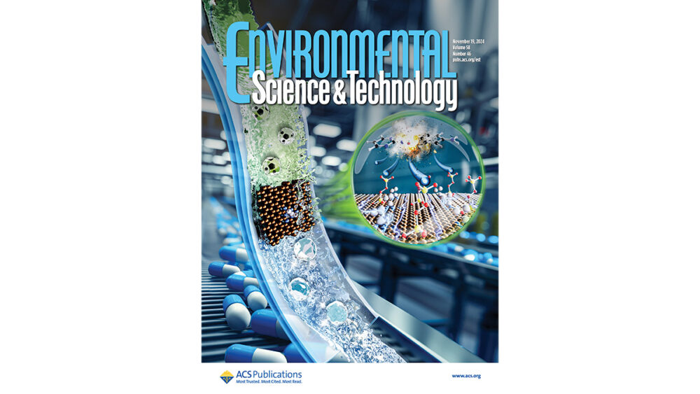 Journal of Environmental Science & Technology cover for the featured research paper